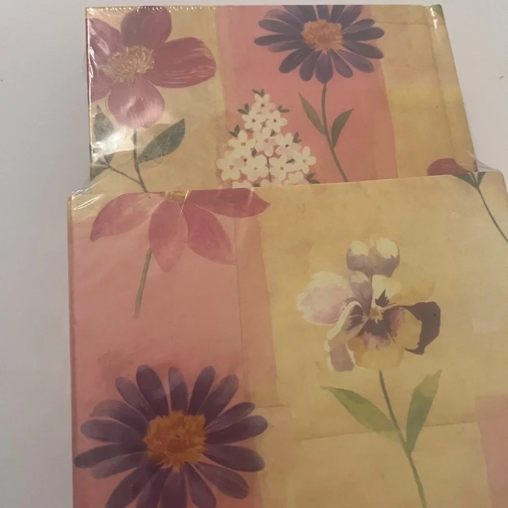 Floral Stationery Gift Set for Teachers New Unused Journal Notes Desk Set